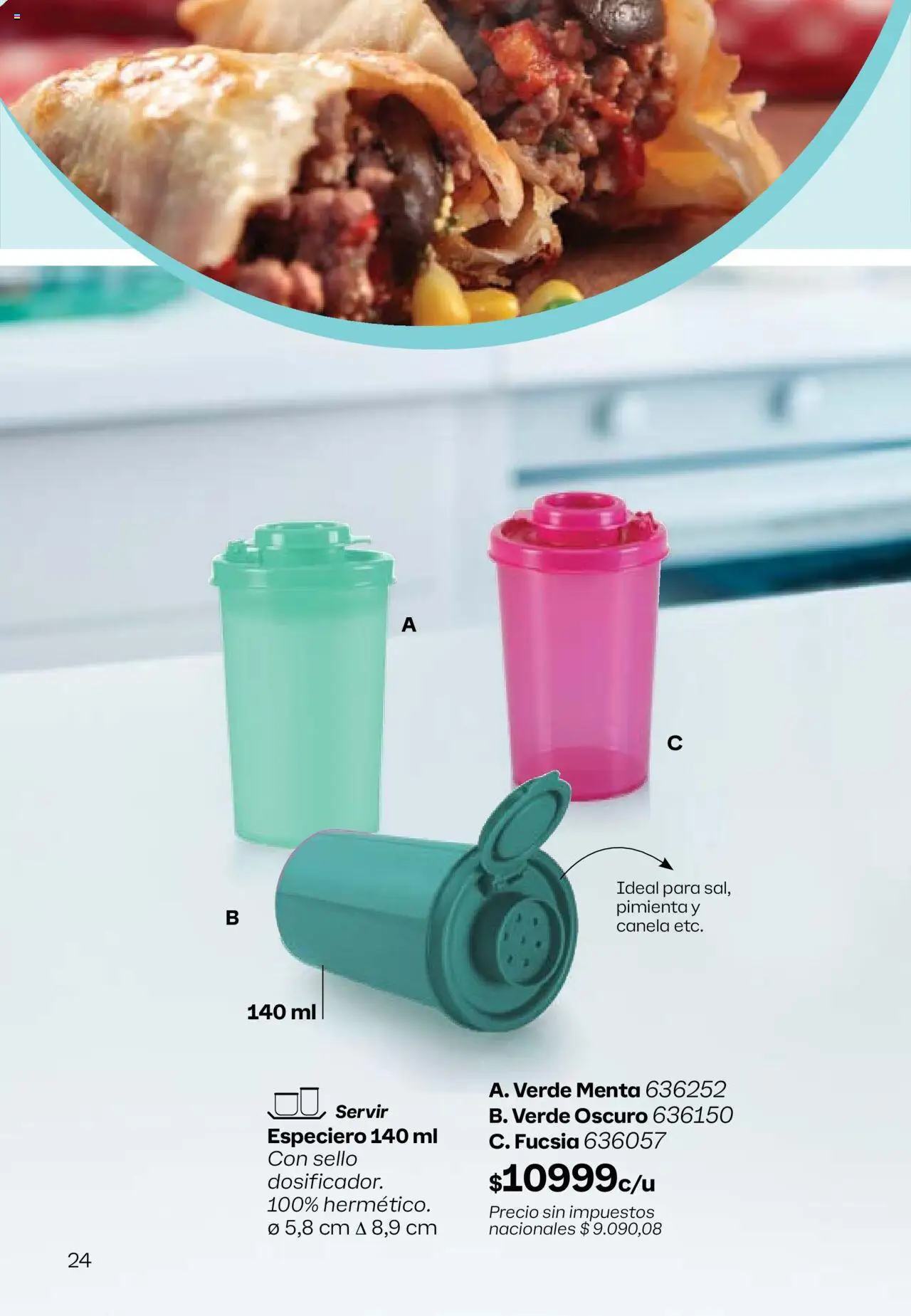 Tupperware Folleto │ válido desde el 11.08.2025 | Página: 25 | Productos: Pimienta