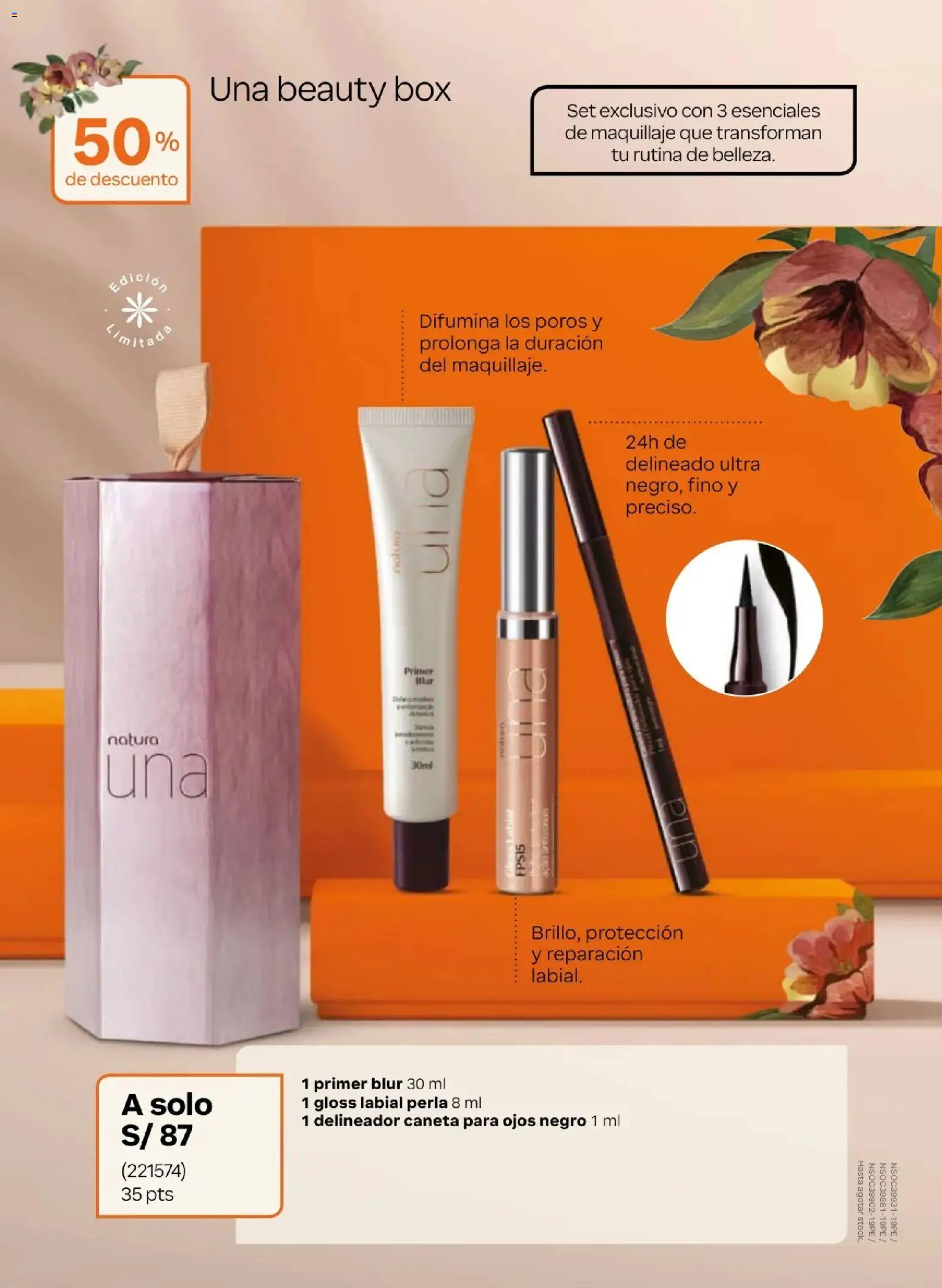 Catálogo Natura válido desde 31.03.2026 | Página: 23 | Productos: Delineador, Maquillaje