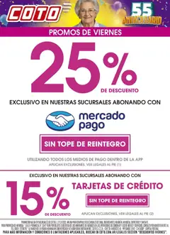 Vista previa Coto - Descuento válido desde el 17.10.2025