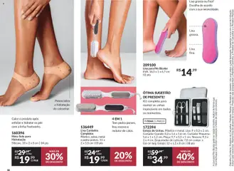 Avon - Campanha 04: Casa & Estilo - Pré-Visualização do folheto da loja Avon, válido de 18.02.2026 | Página: 50 | Produtos: Tesoura, Lixa, Protetor de calcanhar, Cortador