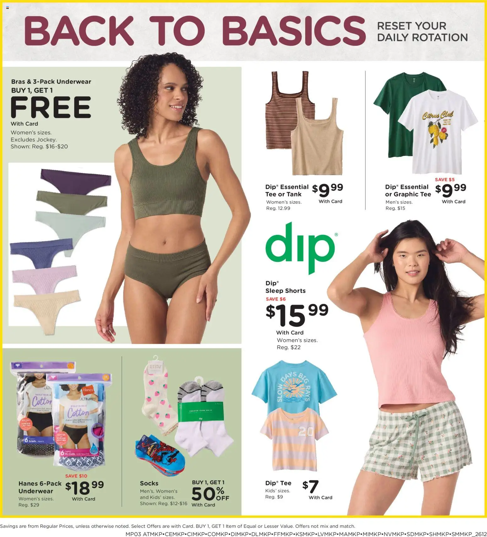 Fry's Food Home & Apparel - valid from 22.04.2026 | Page: 3 | Products: Shorts, Underwear, Socks, Briefs