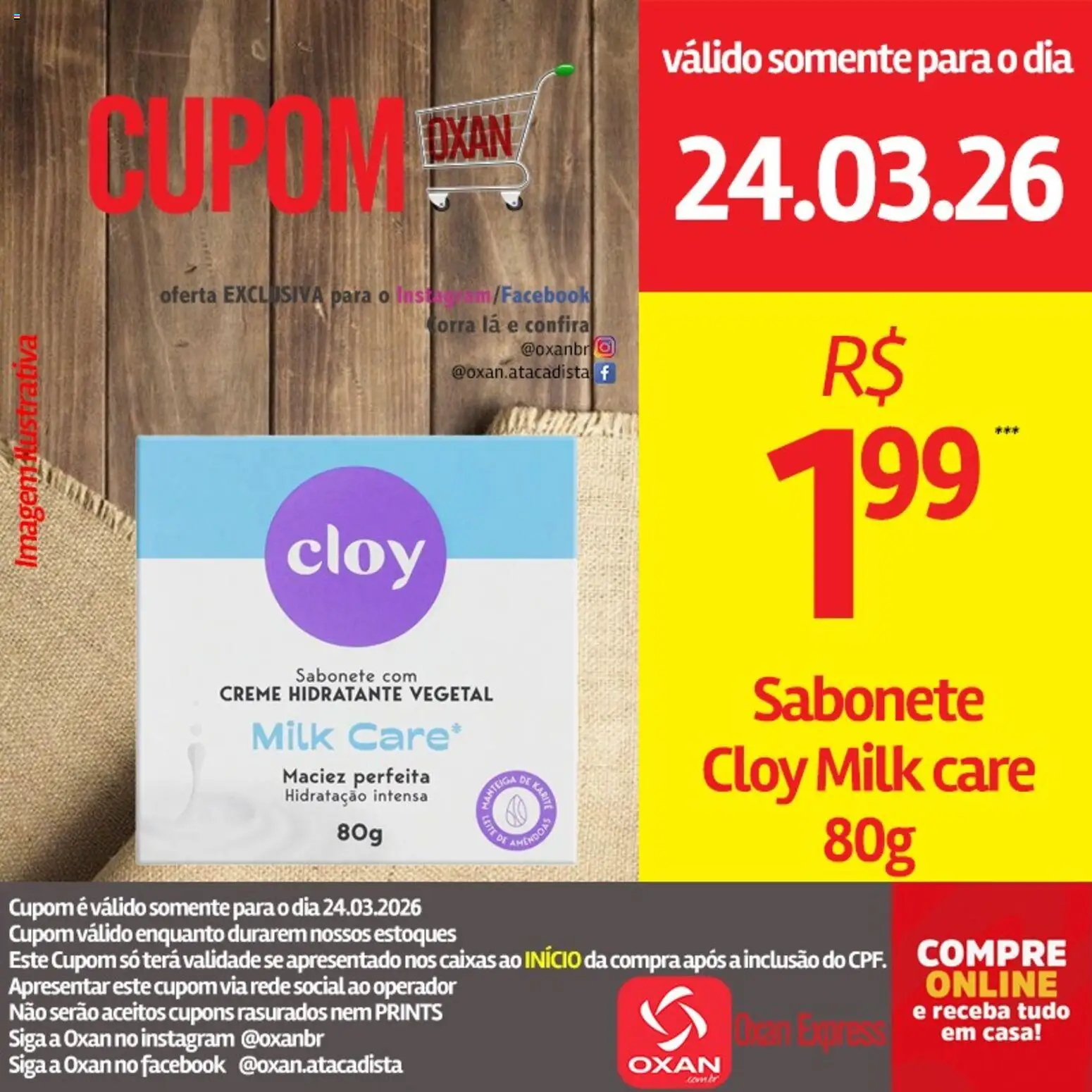 Oxan Atacadista Folheto - válido de 24.03.2026 | Página: 22 | Produtos: Creme, Sabonete