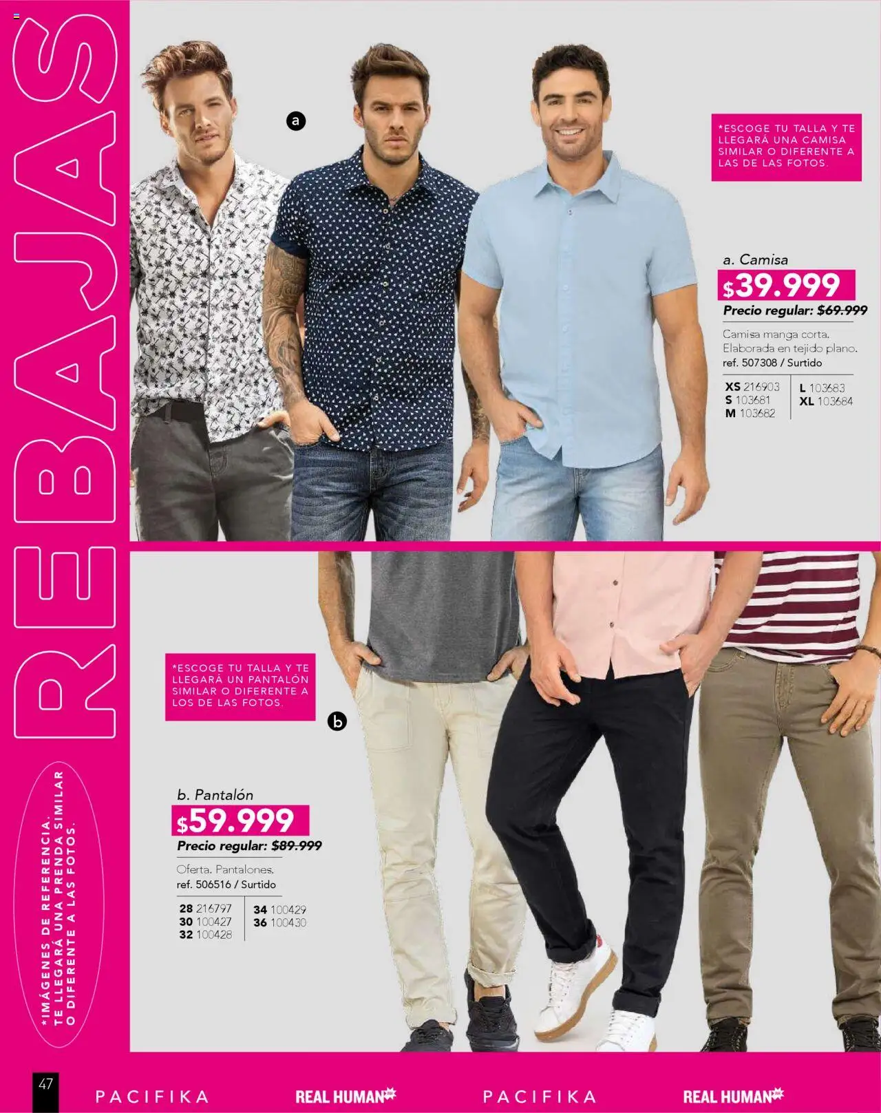 Pacifika revista - valida desde el 01.05.2025 | Página: 222 | Productos: Algodón, Bermuda, Camiseta