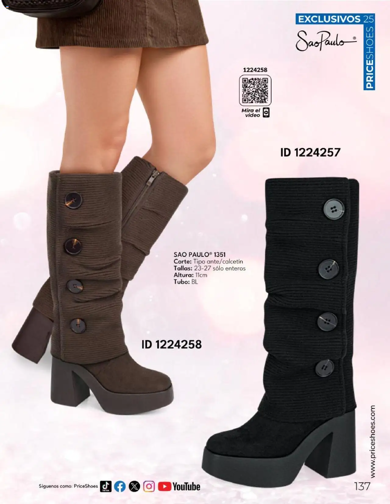 Nuevas ofertas de Price Shoes válidas en toda la República Mexicana desde el 26.06.2025. ¡Encuentra las mejores ofertas en Price Shoes catálogo Botas ! | Página: 137 | Productos: Video
