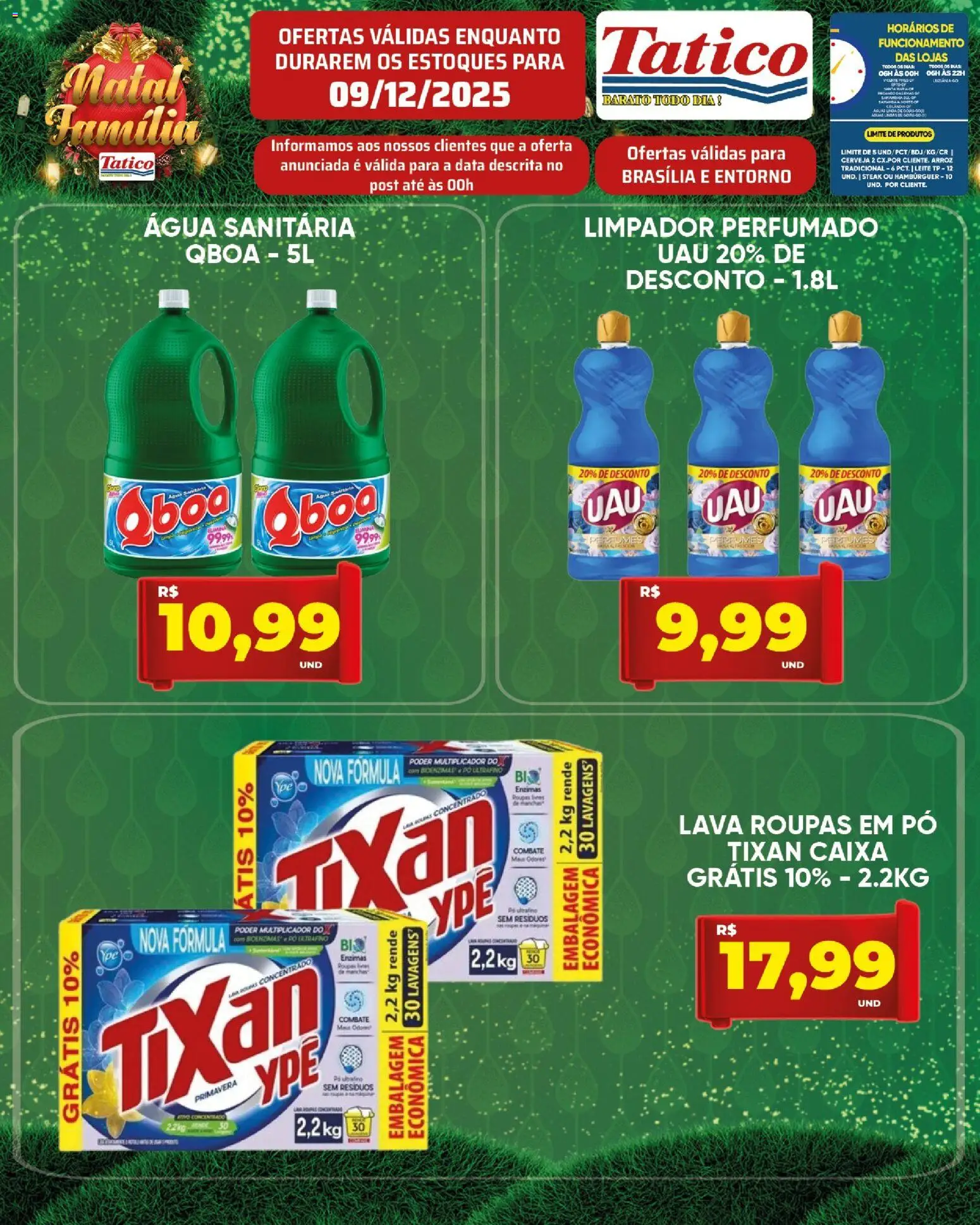 Tatico Folheto - válido de 09.12.2025 | Página: 2 | Produtos: Caixa, Leite, Roupas, Perfumes
