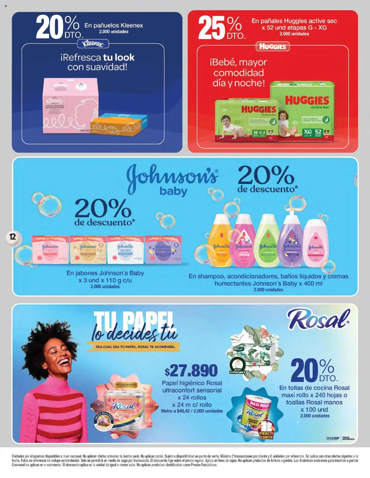 Jumbo revista - valida desde el 13.11.2025 | Página: 12 | Productos: Cocina, Sobre, Toallas, Pañales