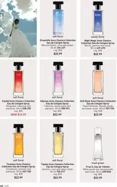 Preview of Free 0₂ Eau de Toilette, White peach tea, honeysuckle and musk. 50 ml 490-840 from shop Avon valid from 09.10.2025 | Page: 46