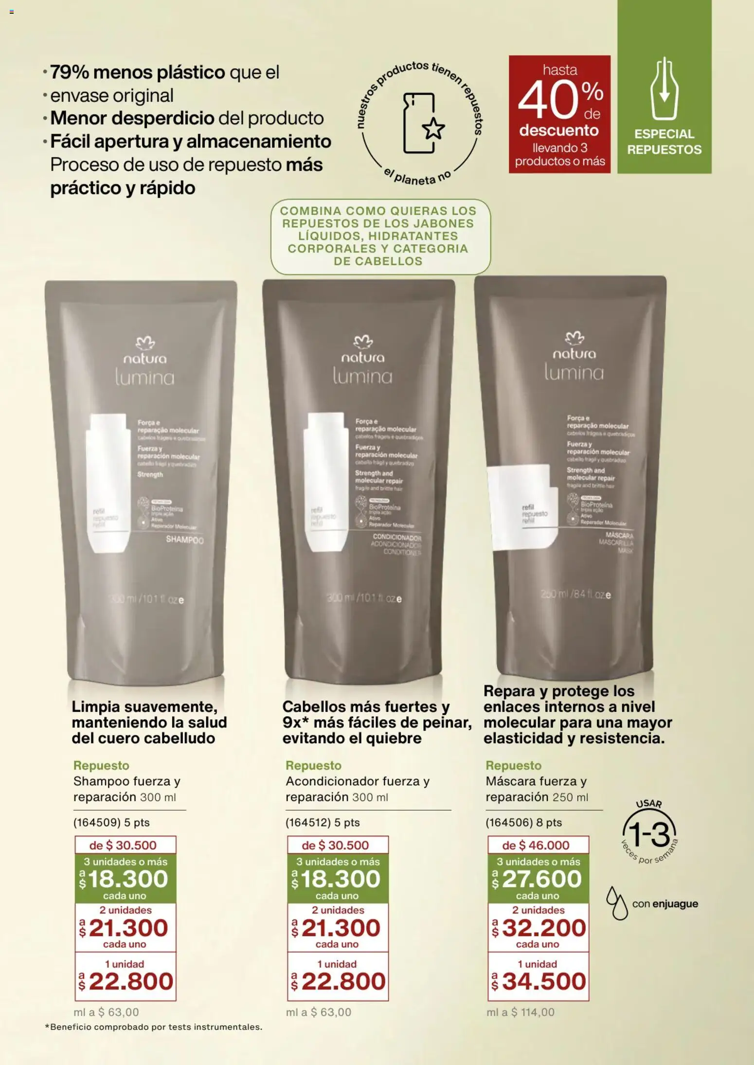 Natura revista - valida desde el 02.01.2026 | Página: 121 | Productos: Shampoo, Mascarilla, Máscara, Acondicionador