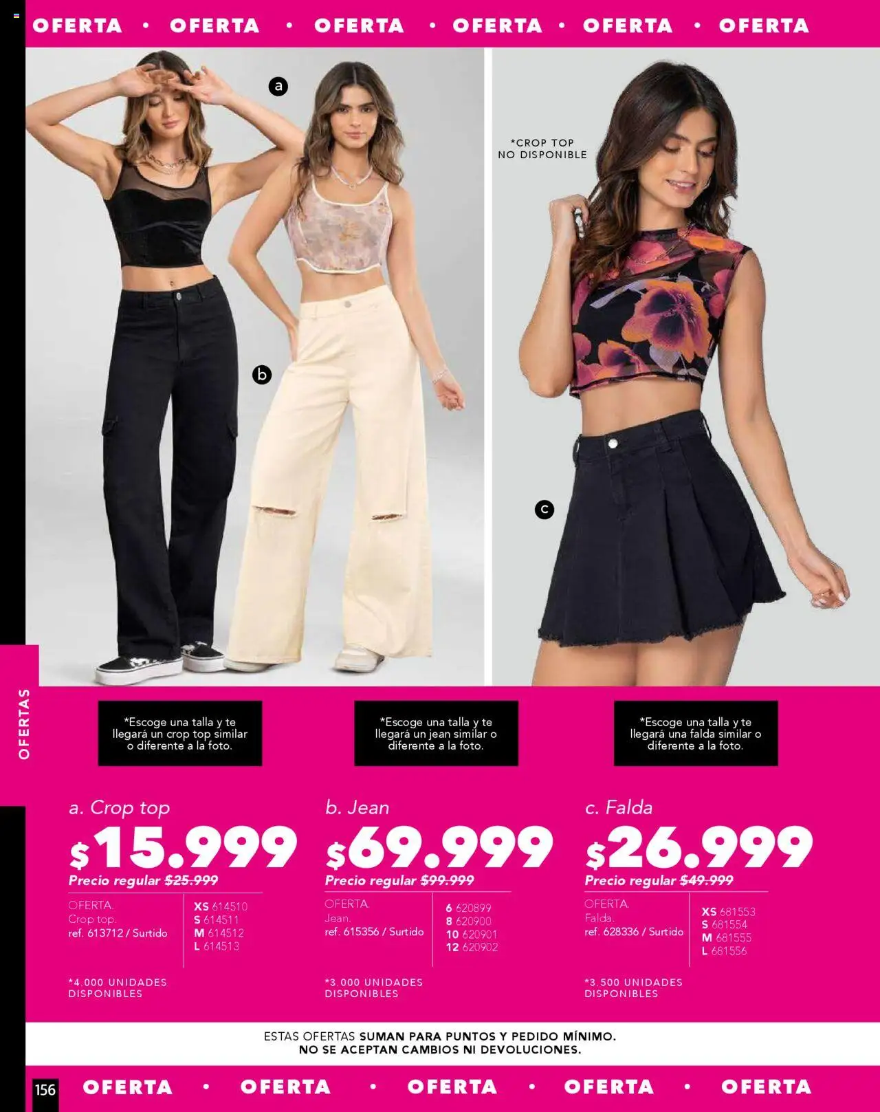 Pacifika revista - valida desde el 01.08.2025 | Página: 189 | Productos: Té, Falda, Jean, Top