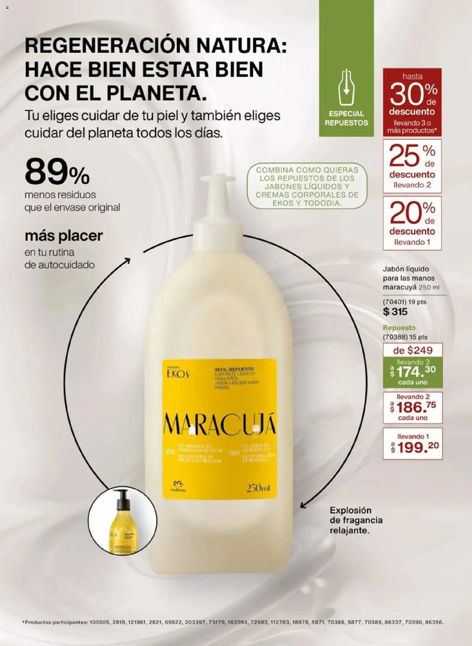 Nuevas ofertas de Natura válidas en toda la República Mexicana desde el 20.12.2025. ¡Encuentra las mejores ofertas en Natura campaña 1 2026! | Página: 108 | Productos: Jabón líquido, Fragancia, Jabón
