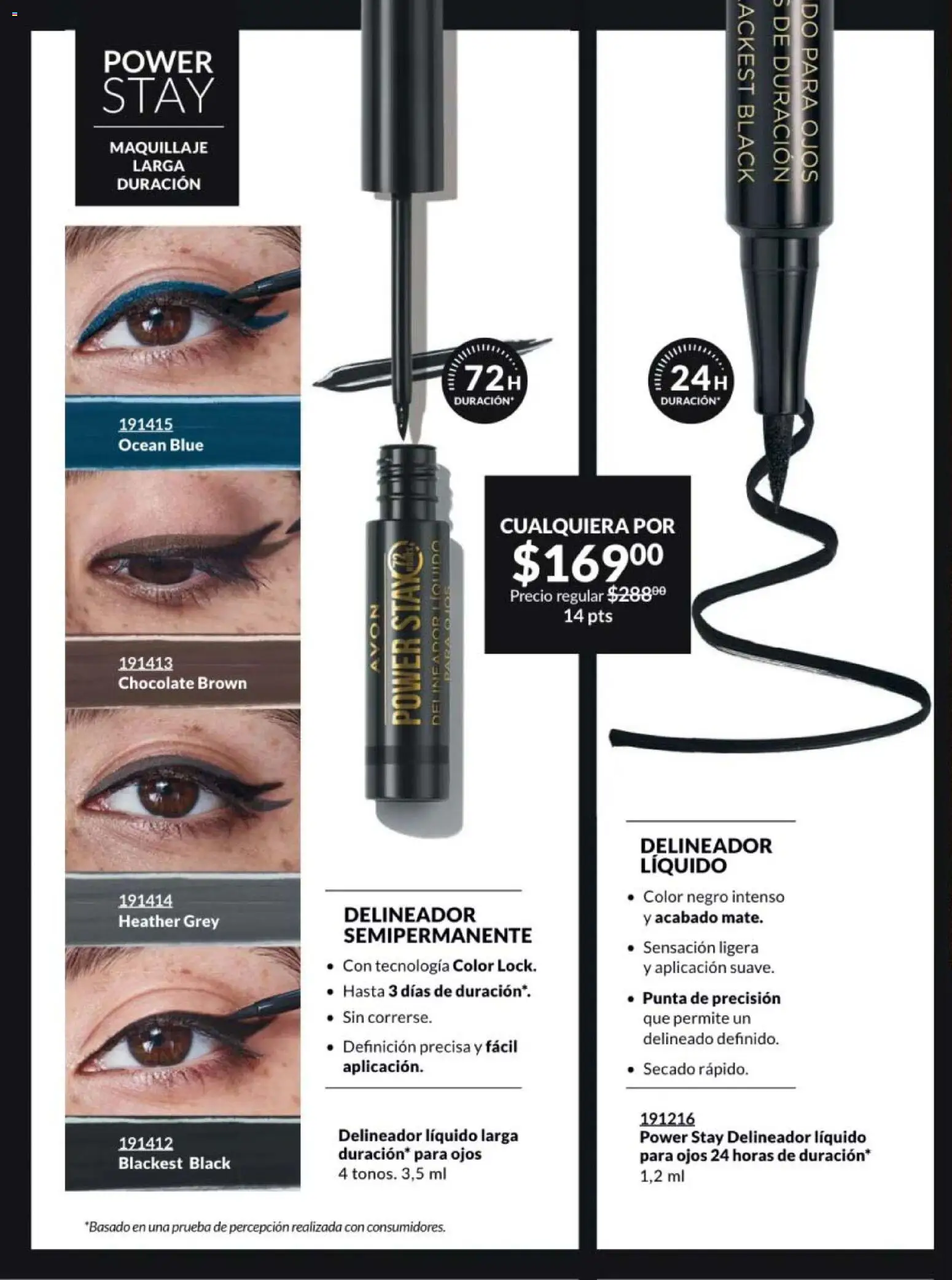 Nuevas ofertas de AVON válidas en toda la República Mexicana desde el 13.03.2026. ¡Encuentra las mejores ofertas en AVON campaña 5 2026! | Página: 48 | Productos: Chocolate, Maquillaje, Delineador