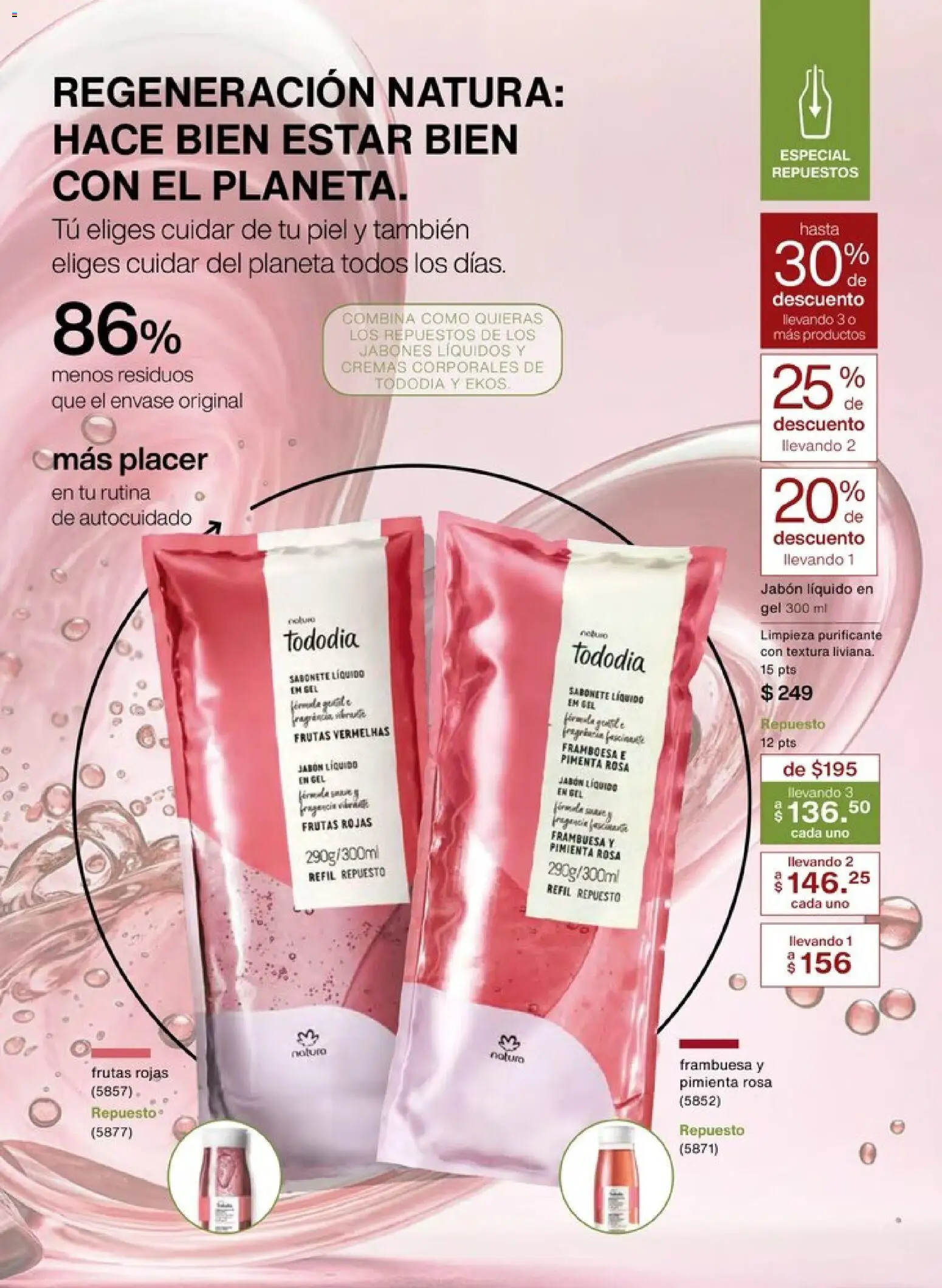 Nuevas ofertas de Natura válidas en toda la República Mexicana desde el 20.12.2025. ¡Encuentra las mejores ofertas en Natura campaña 1 2026! | Página: 95 | Productos: Jabón líquido, Pimienta, Jabón