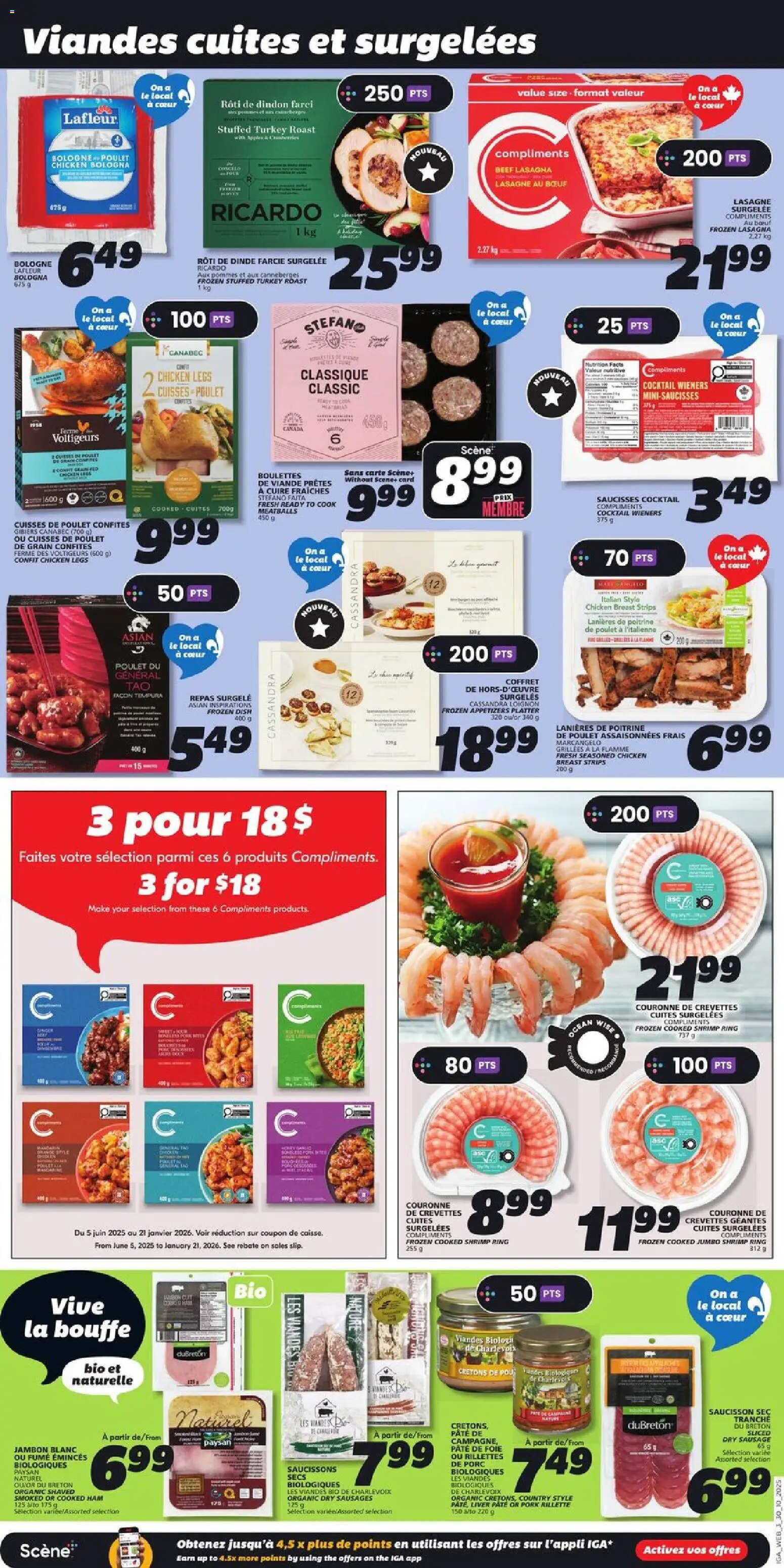 IGA flyer valid from 30.10.2025 | Page: 5 | Products: Beef, Ham, Chicken, Pork