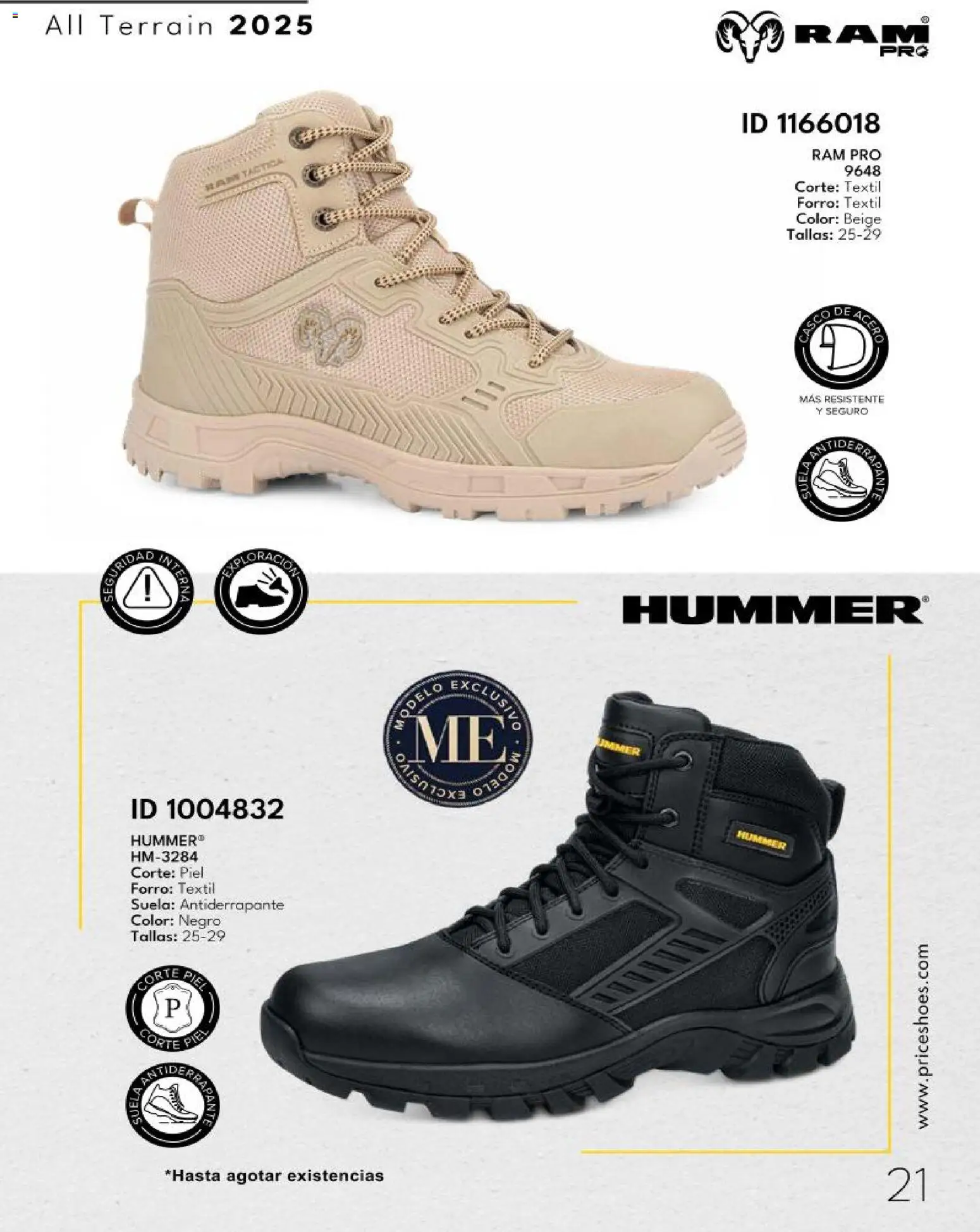 Nuevas ofertas de Price Shoes válidas en toda la República Mexicana desde el 23.12.2025. ¡Encuentra las mejores ofertas en Price Shoes catálogo Hummer! | Página: 21 | Productos: Té