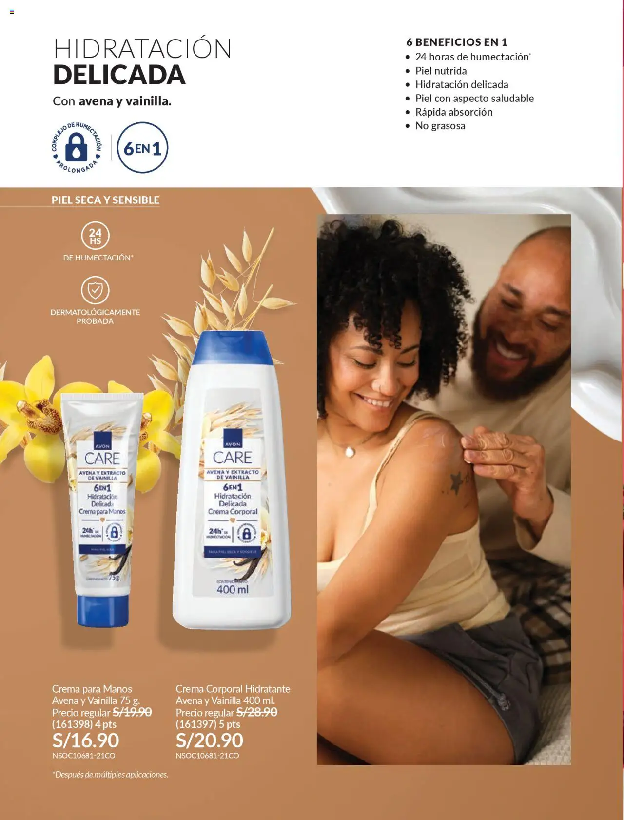Catálogo Avon válido desde 11.08.2025 | Página: 134 | Productos: Crema, Avena