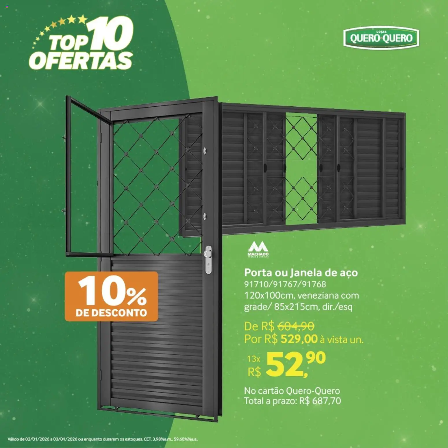 Lojas Quero-Quero Folheto - válido de 02.01.2026 | Página: 20 | Produtos: Porta, Janela, Veneziana