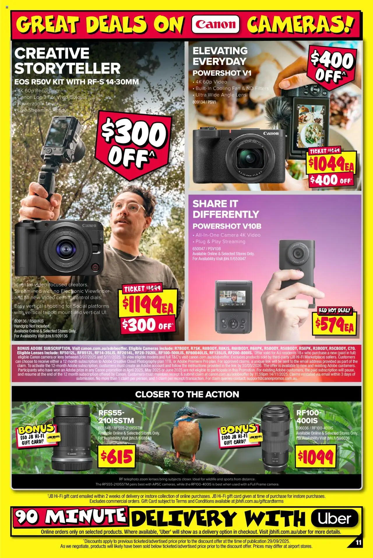 JB Hi-Fi catalogue - valid from 02.10.2025 | Page: 11 | Products: Platforms, Camera, Fan