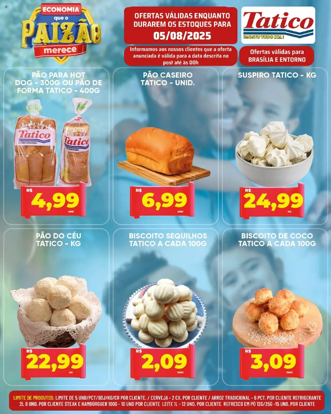 Tatico Folheto - válido de 05.08.2025 | Página: 12 | Produtos: Pó, Biscoito, Refresco, Arroz