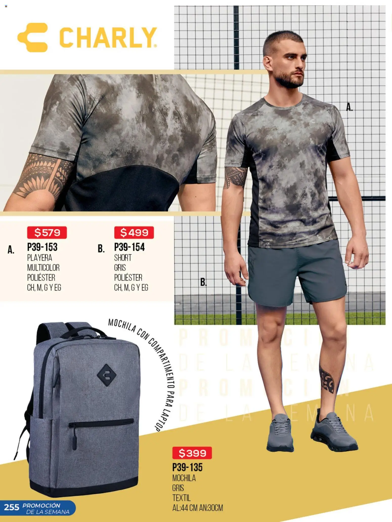 Nuevas ofertas de Cklass válidas en toda la República Mexicana desde el 30.03.2026. ¡Encuentra las mejores ofertas en Cklass catálogo Promo semanal! | Página: 256 | Productos: Mochila, Playera, Short