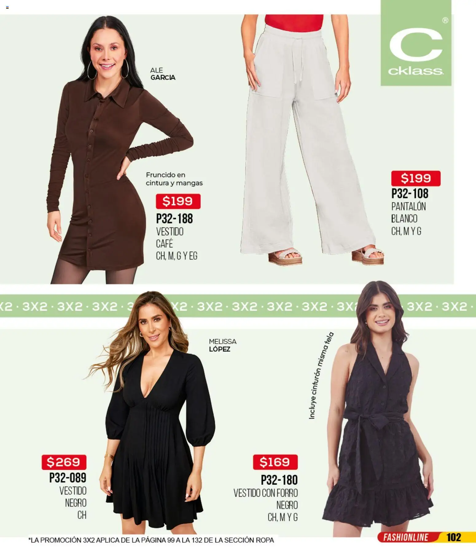 Nuevas ofertas de Cklass válidas en toda la República Mexicana desde el 16.02.2026. ¡Encuentra las mejores ofertas en Cklass catálogo Remate Ropa! | Página: 103 | Productos: Cinturón, Café, Ropa, Vestido