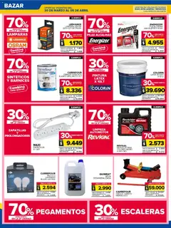 Vista previa Carrefour Maxi catálogo válido desde el 30.03.2026 | Página: 27 | Productos: Pila, Pintura, Pilas, Zapatillas