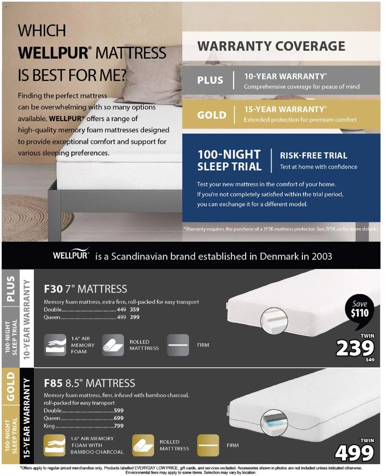JYSK flyer valid from 23.10.2025 | Page: 16 | Products: Mattress