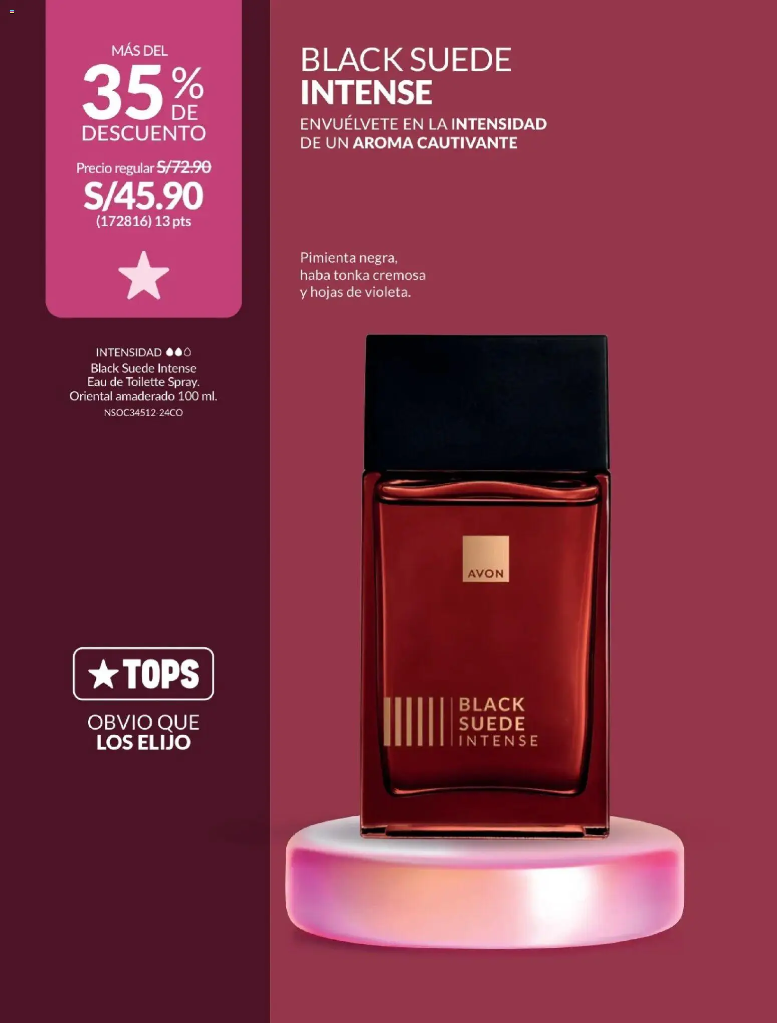 Catálogo Avon válido desde 21.04.2026 | Página: 98 | Productos: EAU de Toilette