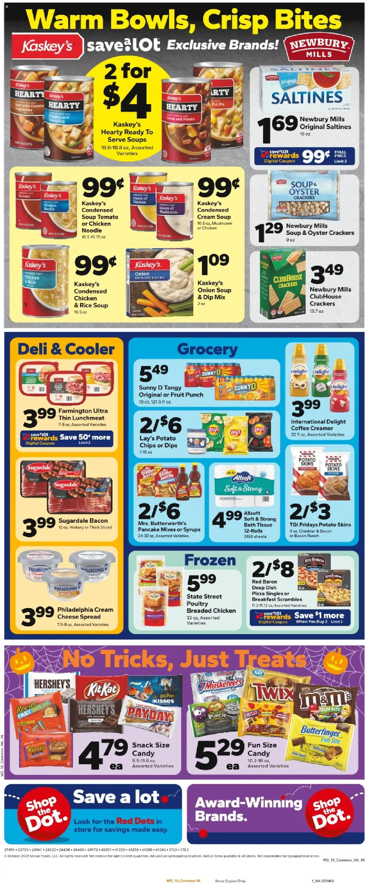 Save a Lot Weekly Ad - valid from 08.10.2025 | Page: 2 | Products: Bath, Coffee, Chocolate, Vegetables