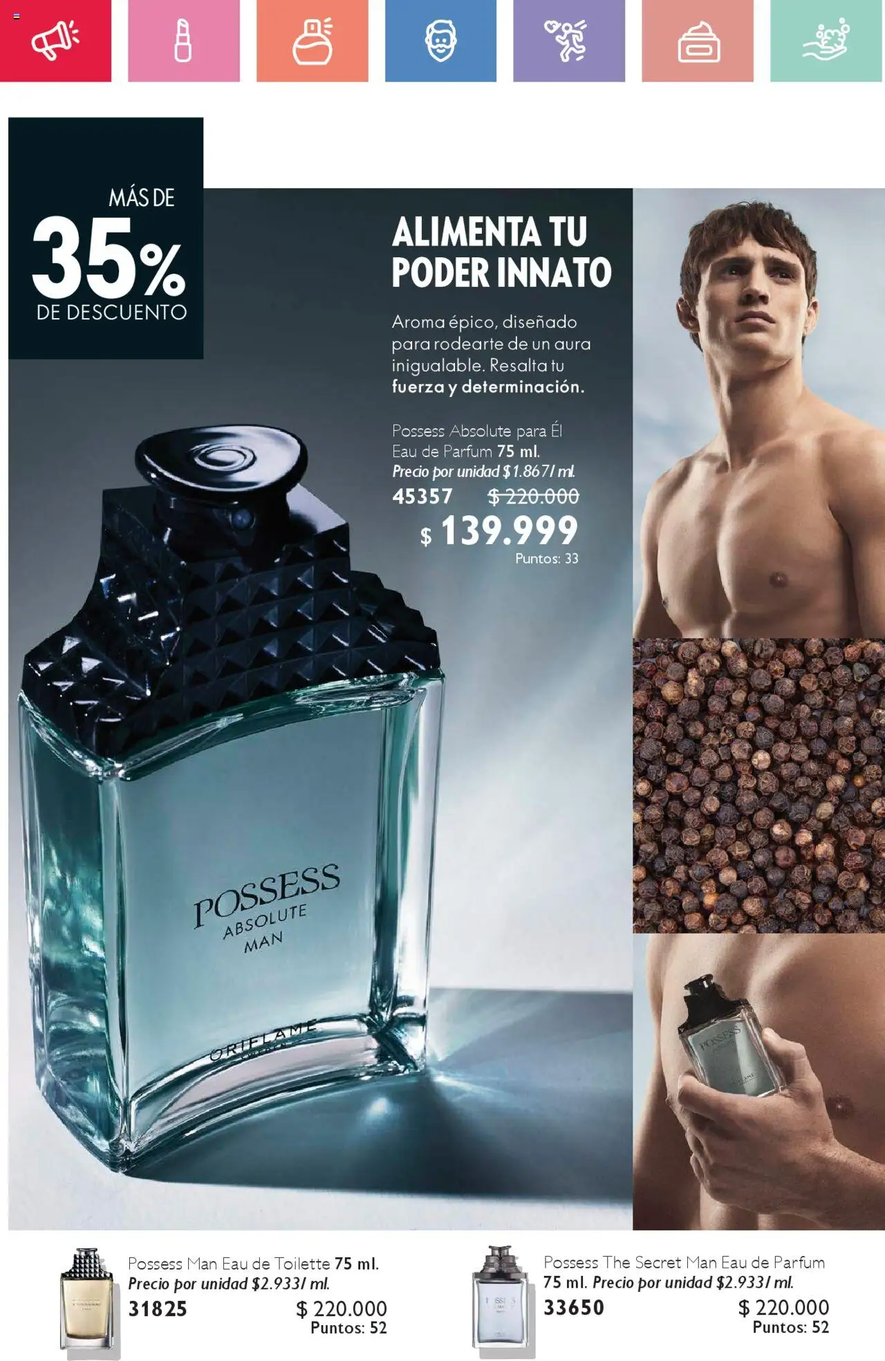 Oriflame revista - valida desde el 02.08.2025 | Página: 86 | Productos: Eau de toilette