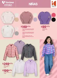 Vista previa de Soriana - Catálogo Híper Otoño Invierno 2025, nuevo folleto de la tienda, válido en México a partir del 25.09.2025 | Página: 26 | Productos: Blusa, Glitter, Manga, Playera