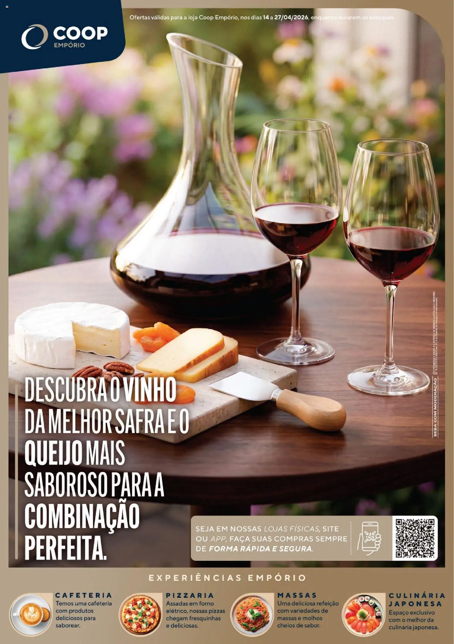Coop Folheto - válido de 14.04.2026 | Página: 1 | Produtos: Forno, Queijo, Faca, Vinho