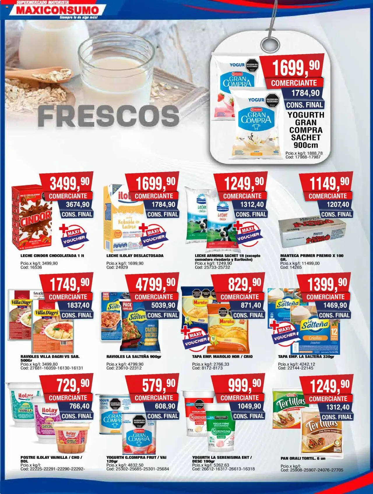 Maxiconsumo ofertas │ válido desde el 29.09.2025 | Página: 11 | Productos: Frutilla, Harina, Chocolatada, Té
