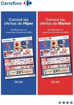Vista previa Carrefour ofertas válido desde el 01.10.2025