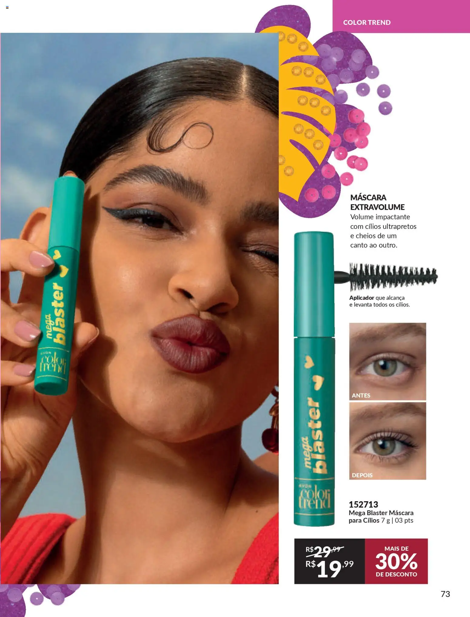 Avon Folheto - válido de 06.01.2026 | Página: 73 | Produtos: Máscara para cílios