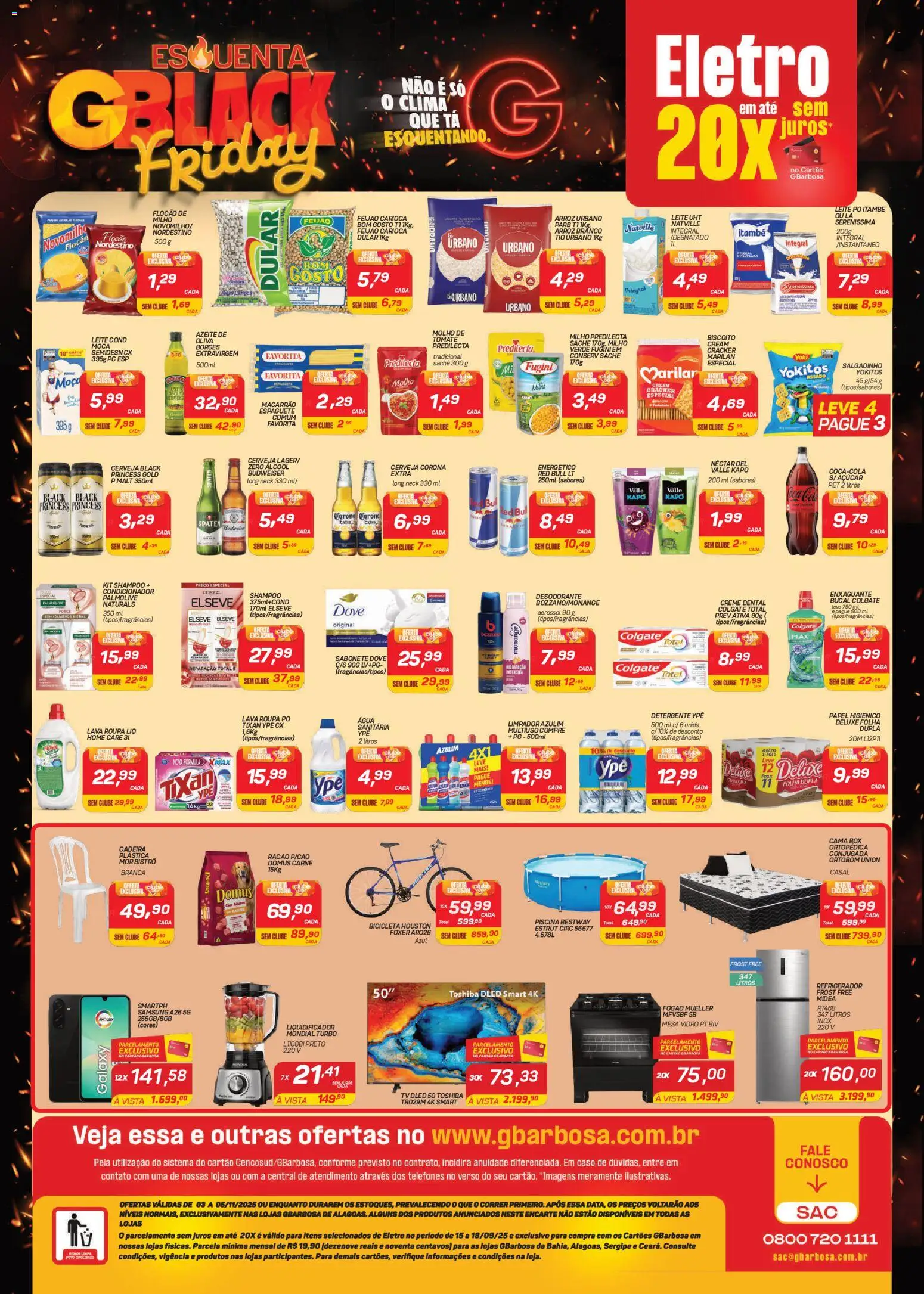 Gbarbosa Folheto - válido de 03.11.2025 | Página: 2 | Produtos: Bicicleta, Pó, Cream cracker, Azeite