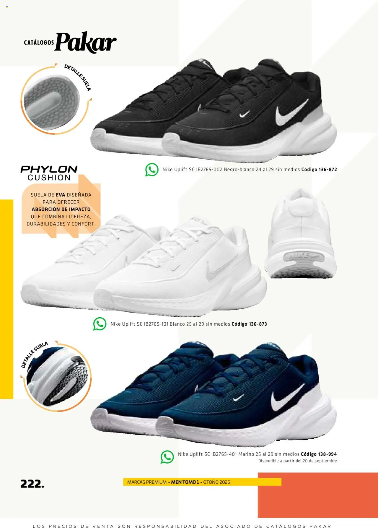 Nuevas ofertas de SC Pakar válidas en toda la República Mexicana desde el 29.08.2025. ¡Encuentra las mejores ofertas en SC Pakar - Catálogo Otoño Men Tomo 1! | Página: 222