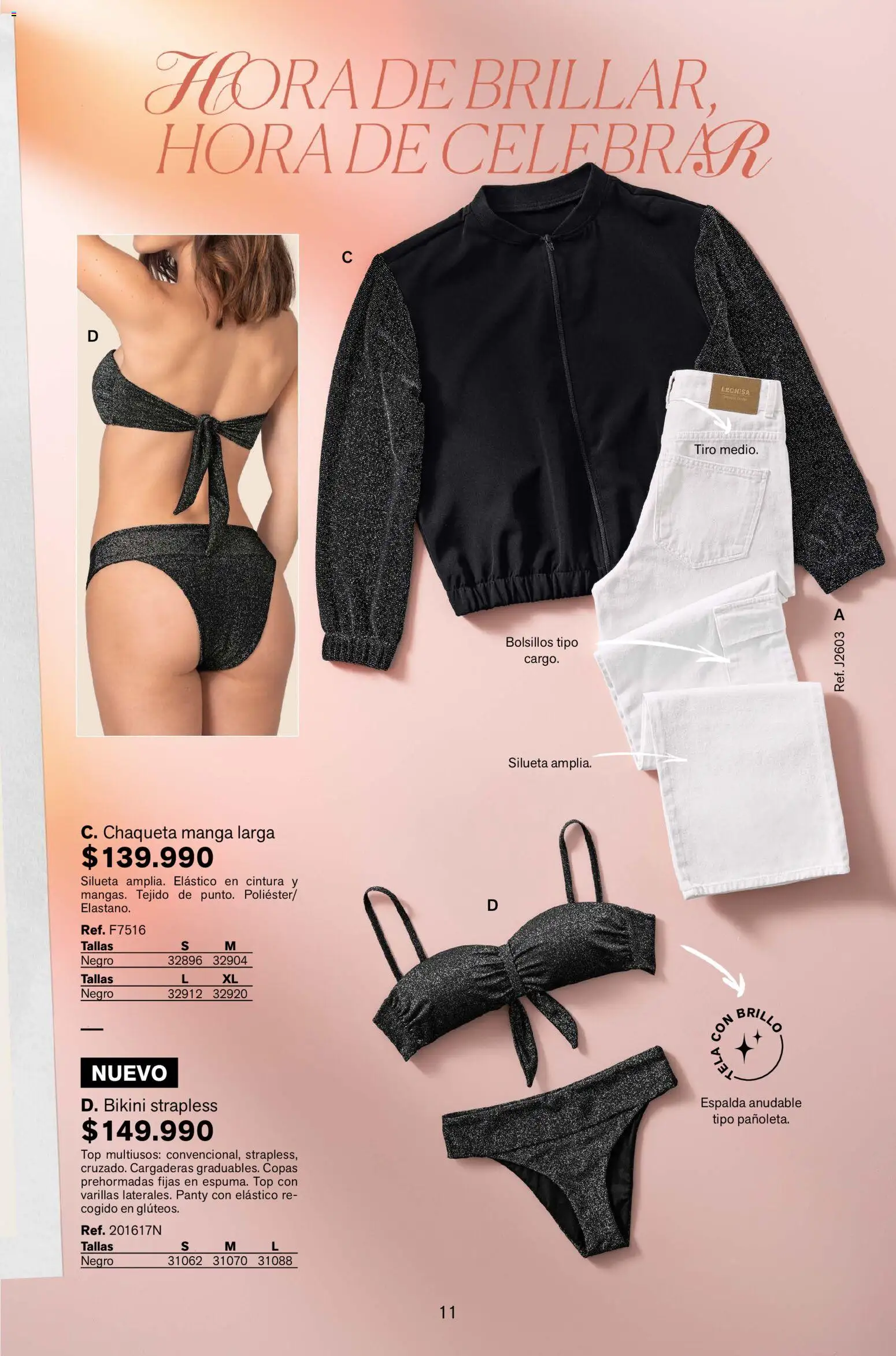 Leonisa revista - valida desde el 01.11.2025 | Página: 11 | Productos: Bikini, Top, Chaqueta