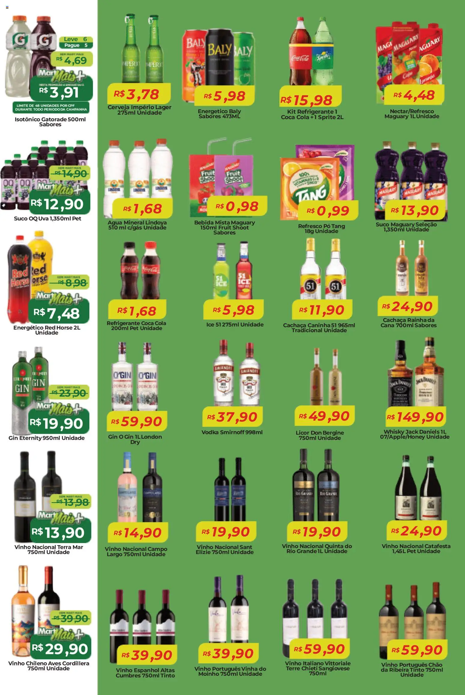 Mart Minas Folheto - válido de 05.03.2026 | Página: 2 | Produtos: Pó, Licor, Suco, Bebida