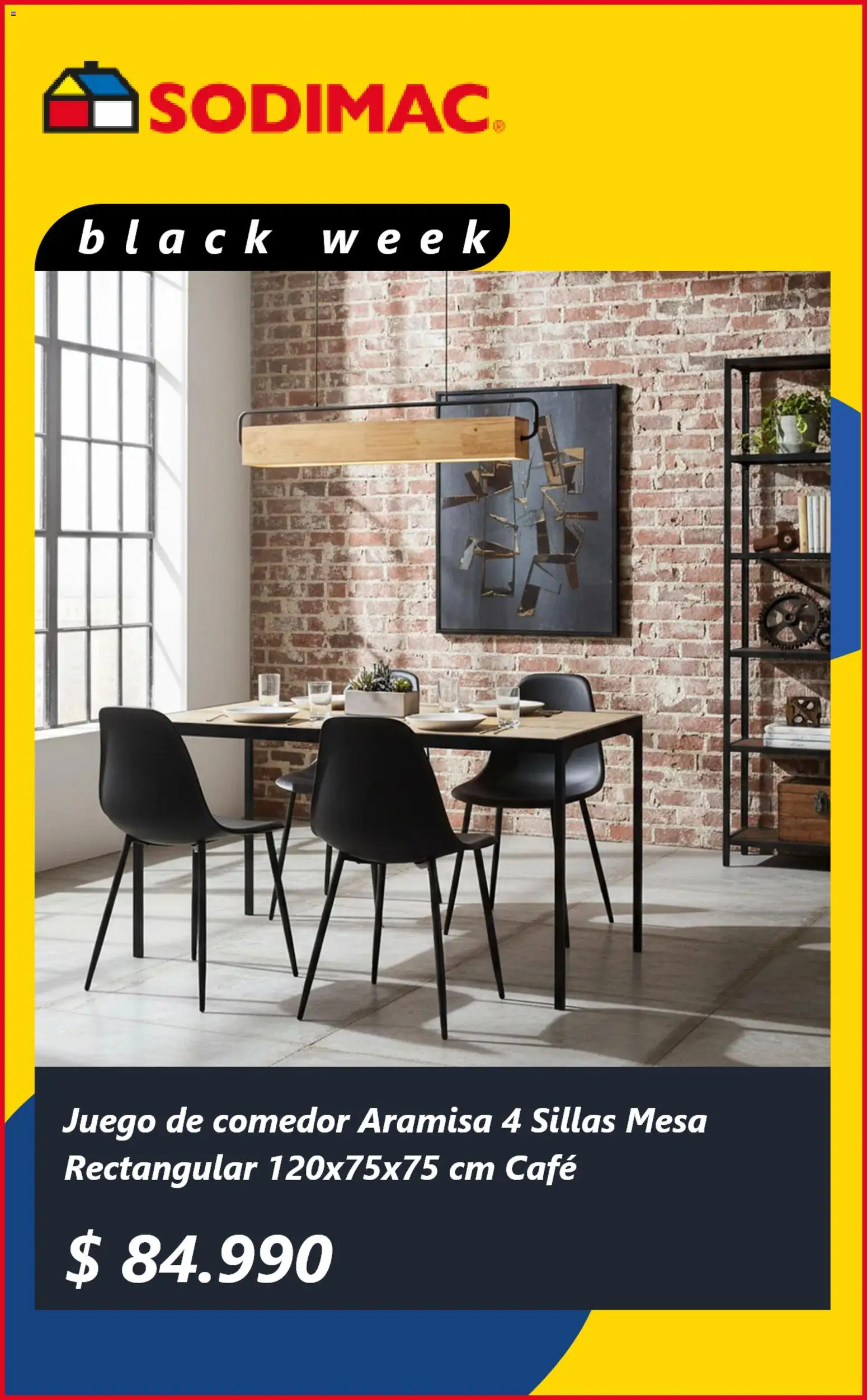 Sodimac ofertas  │ válido desde el 23.03.2026 | Página: 5 | Productos: Mesa, Juego de comedor, Café