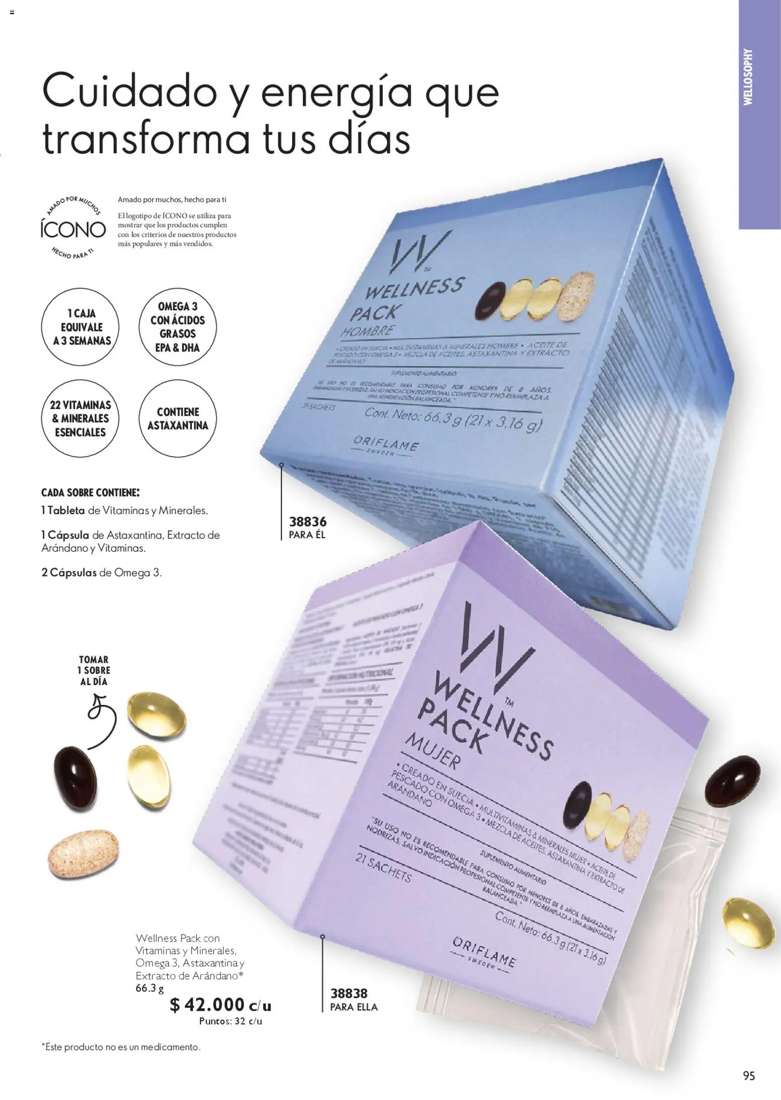 Oriflame ofertas  │ válido desde el 28.03.2026 | Página: 95 | Productos: Tableta, Vitaminas, Pescado, Aceite