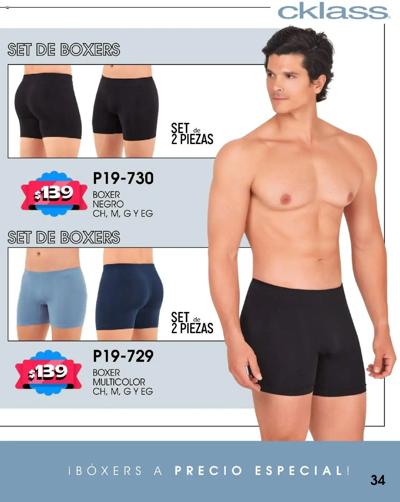 Nuevas ofertas de Cklass válidas en toda la República Mexicana desde el 11.08.2025. ¡Encuentra las mejores ofertas en Cklass - Catálogo Hot Fashion! | Página: 35 | Productos: Boxers