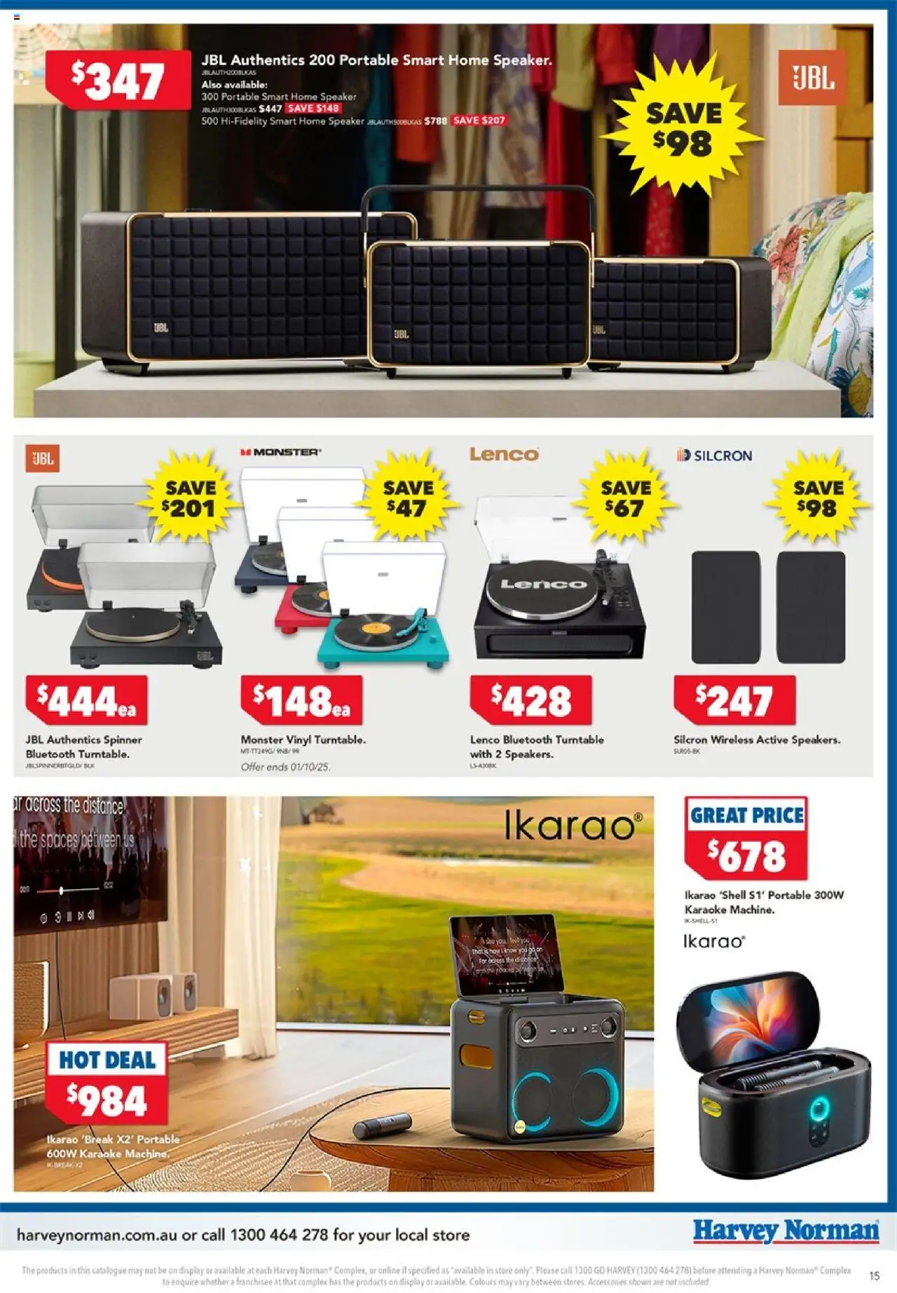 Harvey Norman catalogue - valid from 25.09.2025 | Page: 15 | Products: Accessories, Speaker, Portable