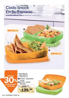 Vista previa de Tupperware catálogo, nuevo folleto de la tienda, válido en México a partir del 23.03.2026 | Página: 22