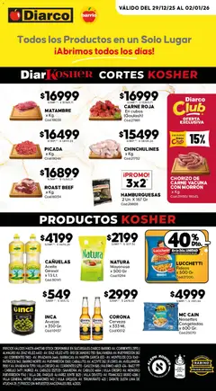 Vista previa Diarco - Ofertas Kosher válido desde el 29.12.2025