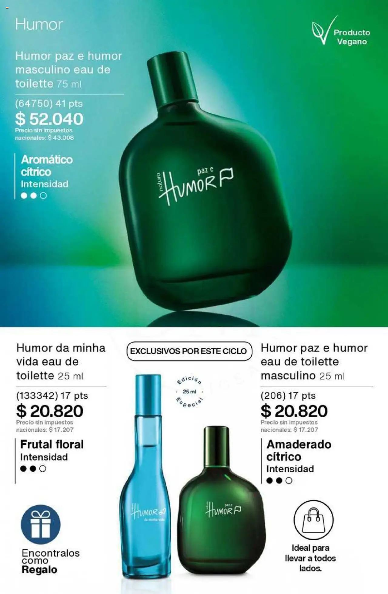 Catálogo Natura Ciclo 8 │ válido desde el 03.06.2025 | Página: 69 | Productos: Eau de toilette