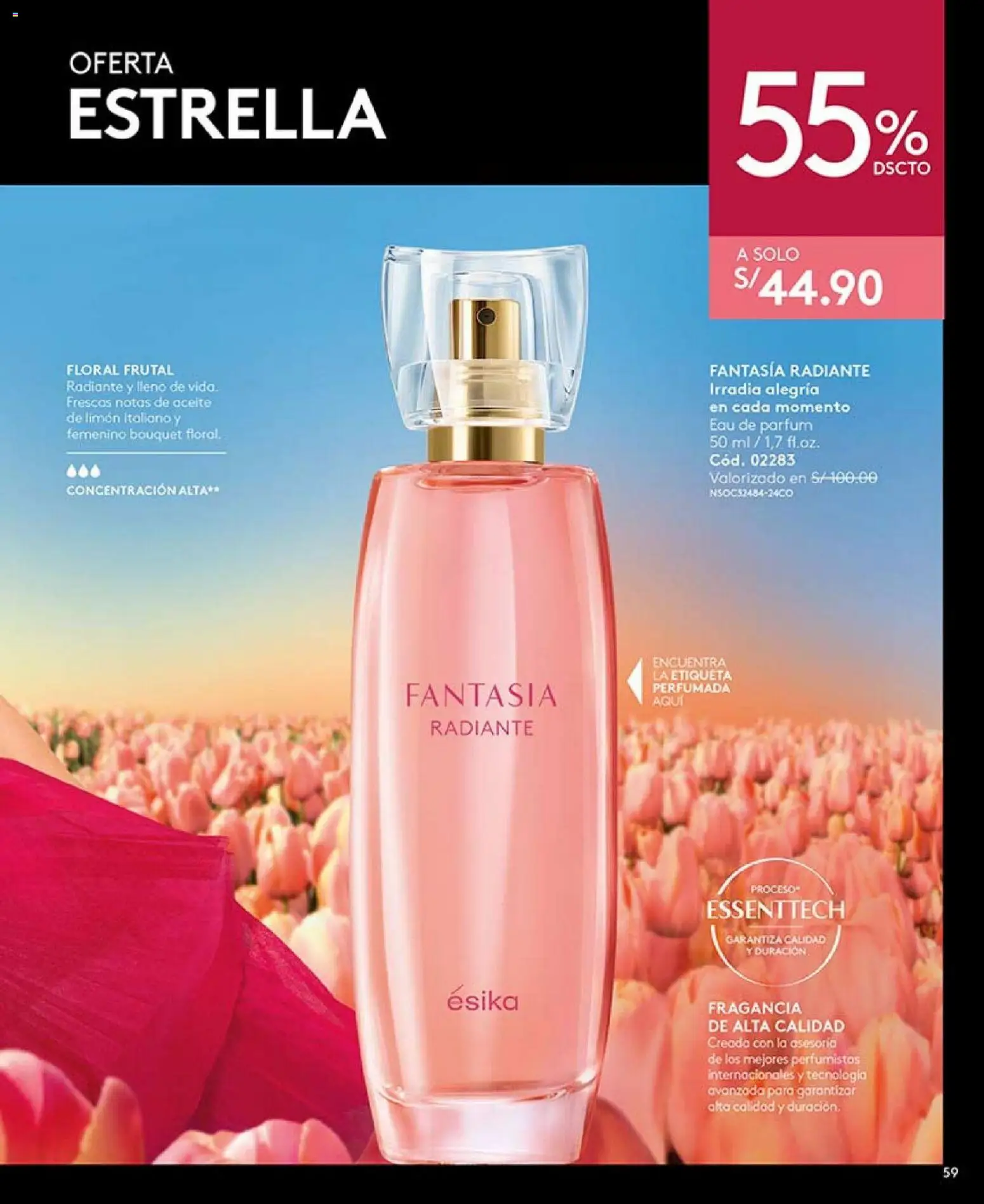 Catálogo Ésika válido desde 27.12.2025 | Página: 59 | Productos: Aceite, Fragancia