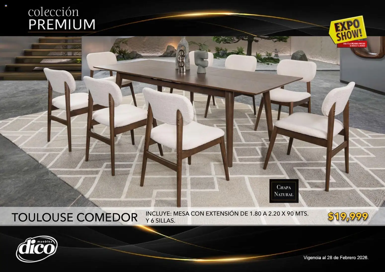 Nuevas ofertas de Muebles Dico válidas en toda la República Mexicana desde el 10.02.2026. ¡Encuentra las mejores ofertas en Muebles Dico catálogo Colección Premium! | Página: 21