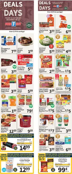 Preview of Food City weekly ads valid from 26.12.2025 | Page: 1