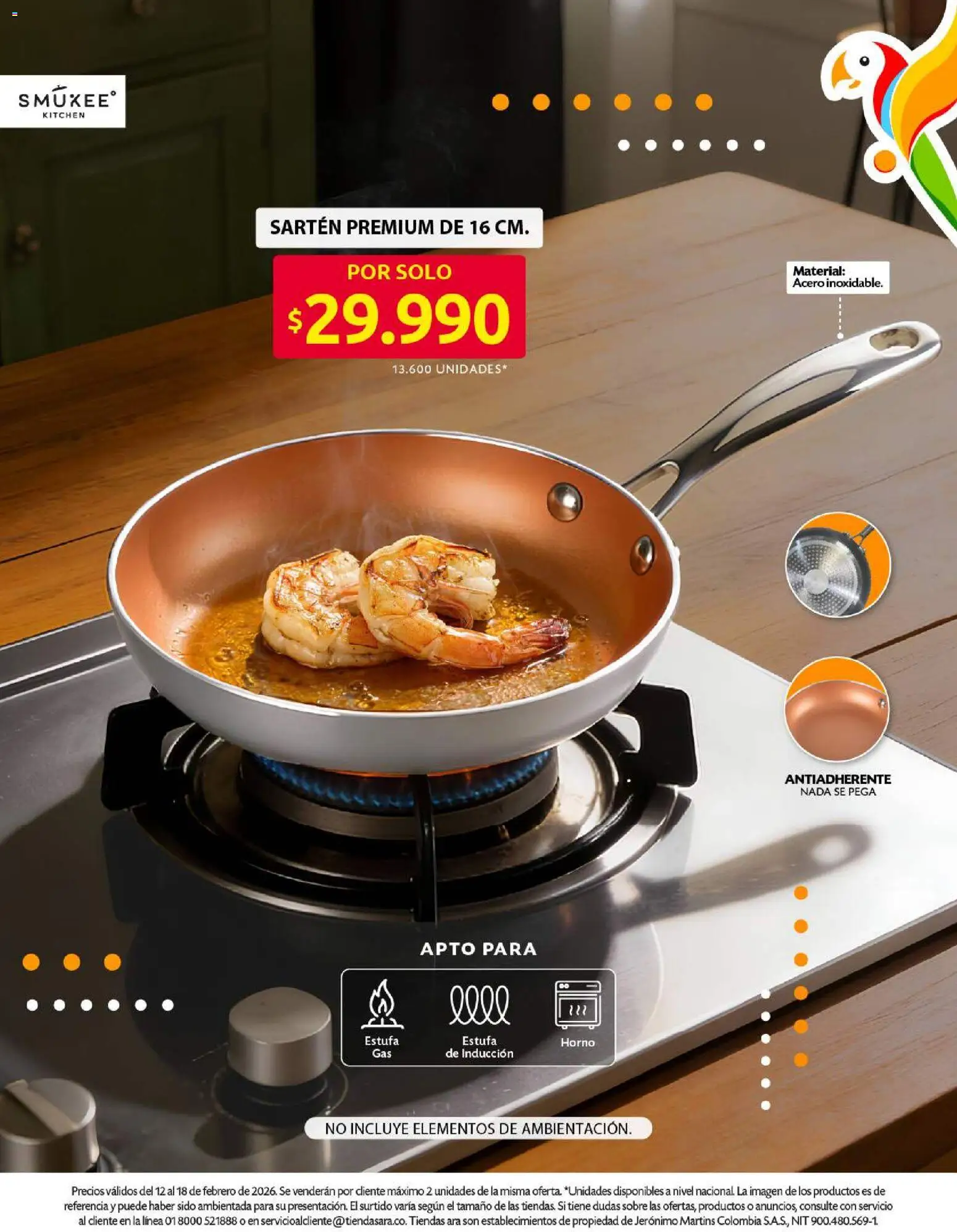 Ara revista - valida desde el 12.02.2026 | Página: 2 | Productos: Estufa, Horno, Sartén, Sobre