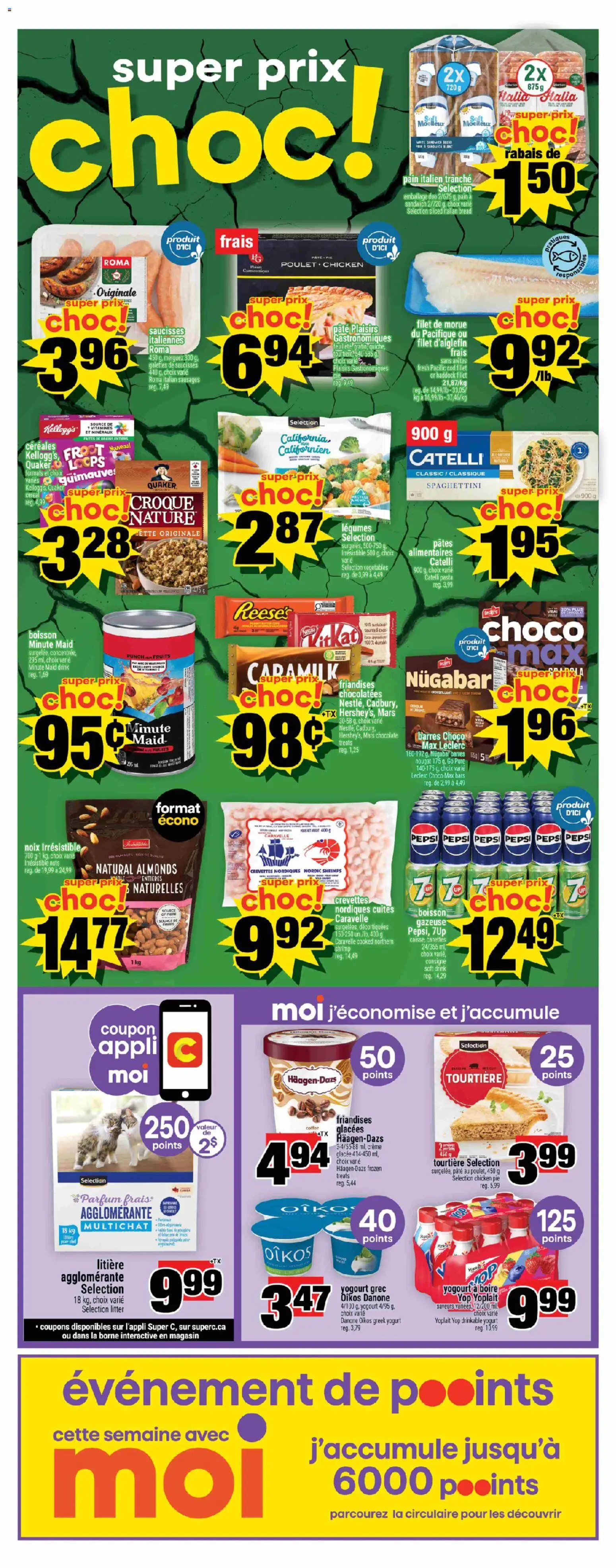 Super C flyer valid from 13.11.2025 | Page: 2 | Products: Nuts, Yogurt, Chocolate, Chicken